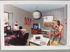 Richard Hamilton (1922-2011) limited edition colour laser print 'Just What Is It That Makes Today'