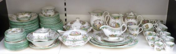 Spode dinner and teaware and decorative ceramics including an extensive mostly 12 place setting