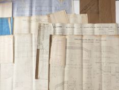Twenty seven civil engineering drawings relating to the Kowloon Canton railway, mainly relating to