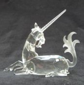 Swarovski Crystal Fabulous Creatures The Unicorn 1996 annual edition, in original box with outer
