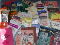 Collection of sporting and entertainment programmes including Tommy Steele, heavy weight