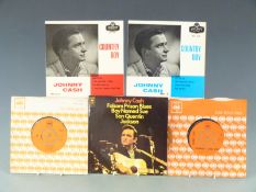 Johnny Cash - three EPS, Country Boys 1, 2 and Folsom Prison Blues plus six singles from the 1960s