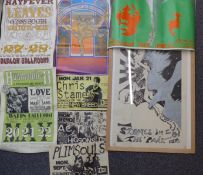 Collection of Family Dog and similar posters for Captain Beefheart, Rolling Stones, Frank Zappa,
