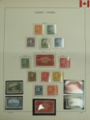Canada and Newfoundland, Victoria - George V, mint sets on stock cards, loose album page
