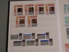 Album of Isle of Man stamp booklets, mini sheets, sundry covers and stamps and an album of mint