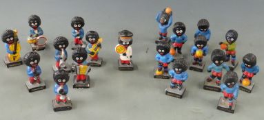 A collection of nineteen Robertson Jam golly figures