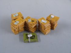 Large quantity of yellow GPO stamp books with some green examples