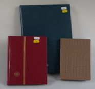 Mint GB stamps 1953-63 singles and blocks to include traffic lights and cylinder numbers, in 3