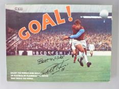 Philmar Goal The New Football Game, signed to the box by Geoff Hurst