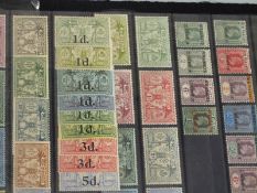 New Hebrides 1908-1938. A mainly unmounted mint collection on a Hagner sheet and stockcards.