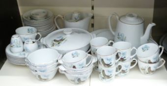 Alfred Meakin dinner and tea ware decorated with ducks