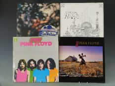 Pink Floyd - Obscured By Clouds (SHSP4025) rounded sleeve with La Vallee sticker, Relics (