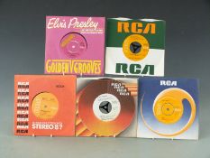 Elvis Presley - over 100 singles mostly RCA orange labels in company sleeves including foreign