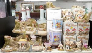 Fraser Creations Tinto Toadstools large collection of figures, bases etc, together with West Country