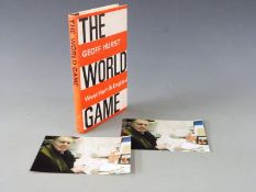 Geoff Hurst The World Game, signed