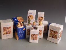 Eighteen Goebel Hummel figures