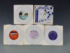 Reggae - nine singles, all appear Ex, Rip 'N Lan - In the Ghetto (CRAB 65), Cariboes - Let It Be