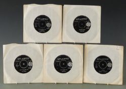 Atlantic - Ten singles on black Atlantic, all appear Ex