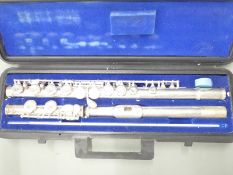 Maxtone silver plated flute in hard carry case