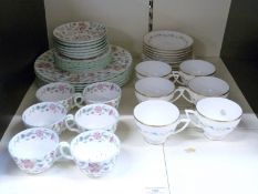 Minton Champagne pattern part bone china tea service and a Minton Haddon Hall part tea and dinner
