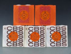 CBS - 35 singles on CBS, most late 60's / early 70's, in company sleeves