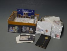 Mint stamps in packets including West Indies, Swaziland 25th coronation omnibus issues in block of