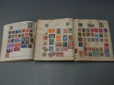 Three albums of Commonwealth and foreign stamps, first day covers and loose stamps and booklets of