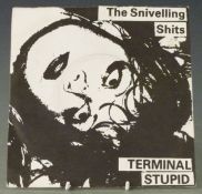 The Snivelling Shits - Terminal Stupid (Pie 2) record at least VG with slight wear to cover opening