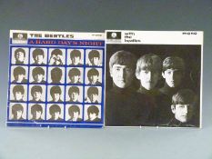 The Beatles - With the Beatles (PMC1206) and A Hard Day's Night (PMC1230), both records and covers