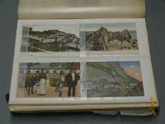 A very large stockbook of mint and used GB Commonwealth stamps and old postcards