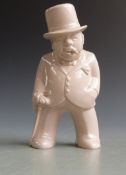 Bristol/ Pountney pottery figure of Winston Churchill, similar to Bovey Tracey 'Our Gang' figure,