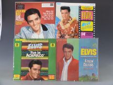 Elvis Presley - approximately 100 RCA orange label albums, UK issue and imports, generally Ex