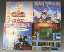 Iron Maiden - 12 inch singles. Sanctuary (IAK 0522 - 07390), Run To The Hills (12 EMI 5542), 2