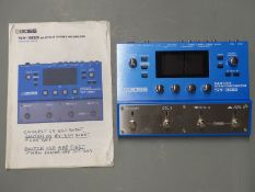 Boss SY-300 guitar synthesizer with instruction manual