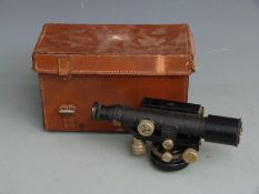 Hall Bros, Croydon surveyor's level in leather case