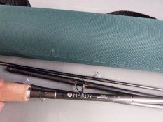 Hardy Jet Sintrix four piece travelling trout/fly fishing rod 9' # 6 in soft case with tube