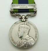 Royal Air Force India General Service Medal with clasp for North West Frontier 1930-31, named to