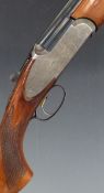Rizzini 12 bore over and under sidelock shotgun with engraved locks, underside, trigger guard, top