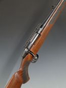 CZ model 577 .308 semi-automatic with chequered semi-pistol grip and forend, adjustable trigger,
