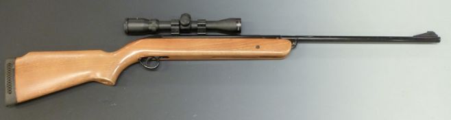 BSA Mercury .22 air rifle with Centre Point 3-9x32 scope, serial number 4863.