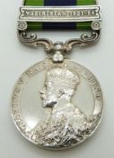 Royal Air Force India General Service Medal with clasp for Waziristan 1921-24, named to 245478 ACI