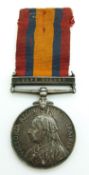 British Army Queen's South Africa Medal with clasp for Cape Colony named to 11466 Pte J M
