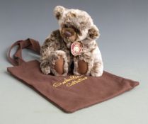 Charlie Bears Teddy bear Jooles with brown tipped mohair, 26cm tall, in Isabelle Collection cloth