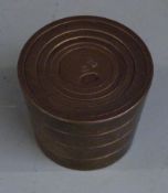 Set of nesting cup weights from 8oz downwards