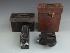 Two vintage cine cameras comprising Ensign Super-Kinecam 
