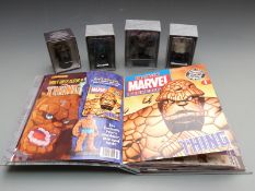 One-hundred-and-five Eaglemoss The Classic Marvel Figurine Collection action figures, some special