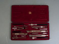 A boxed Kopernikus IX technical drawing set by E O Richter & Co