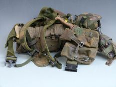 British Forces set of modern webbing Operation Herrick including machete