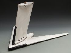 Vickers VC10 aircraft antenna numbered 10253 2B S/N 700, height 33cm