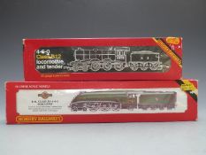 Two Hornby 00 gauge locomotives BR 4-6-2 Class A4 Mallard 60022 R350 and NE 4-6-0 Class B12 7478